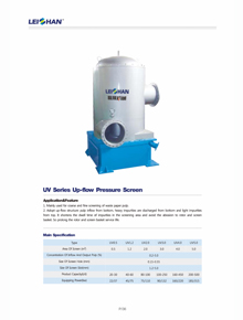 Up-Flow Pressure Screen