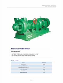 ZDJ Series Claflin Refiner