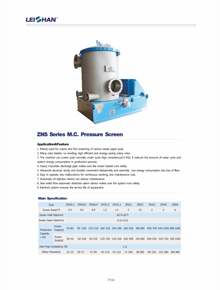 Mid Consistency Pressure Screen